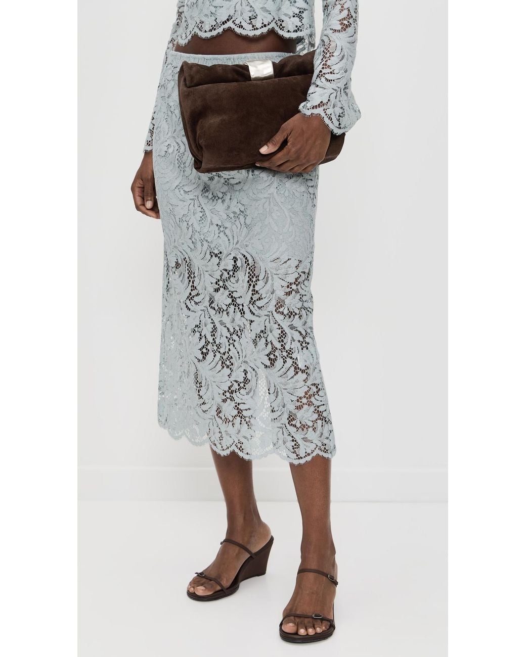 Staud Brown Cuff Clutch