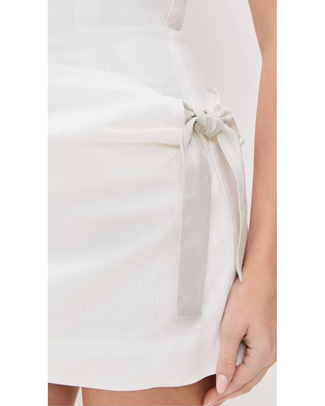 knee length dresses for ladies Martina Sleeved Mini Dress | Ivory