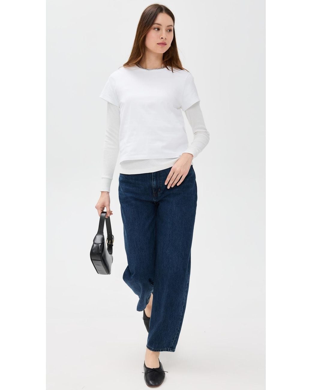 Re/done White Classic Tee