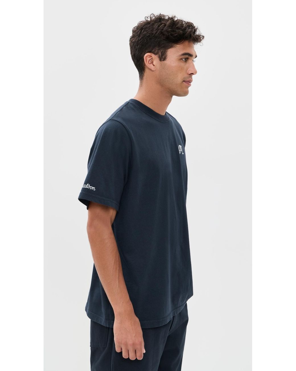 Malbon Blue Bermuda Tee for men