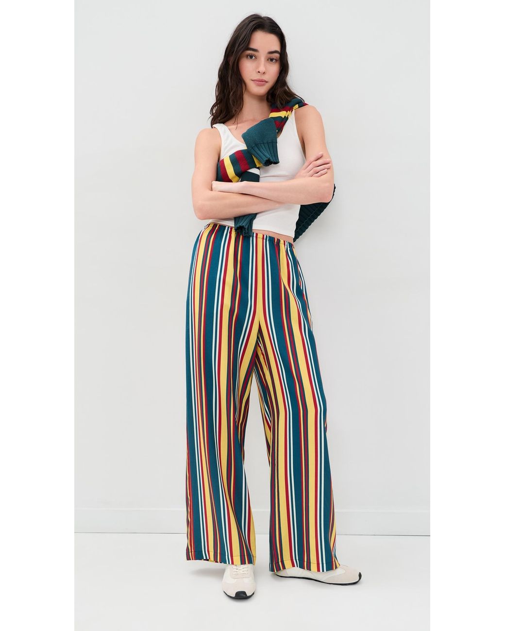 Solid & Striped White The Monaco Pants