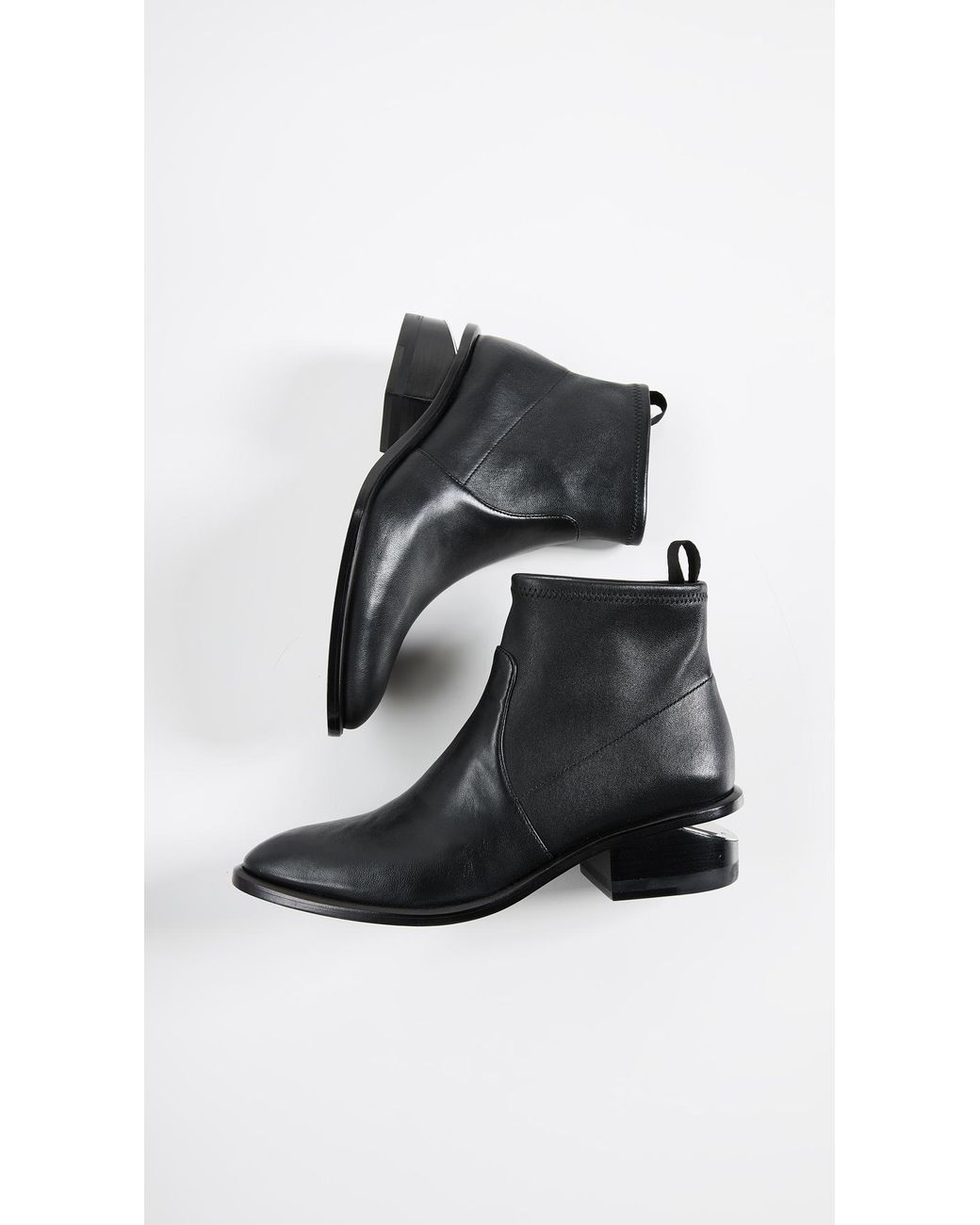 Alexander Wang Kori Stretch Booties in Black Lyst