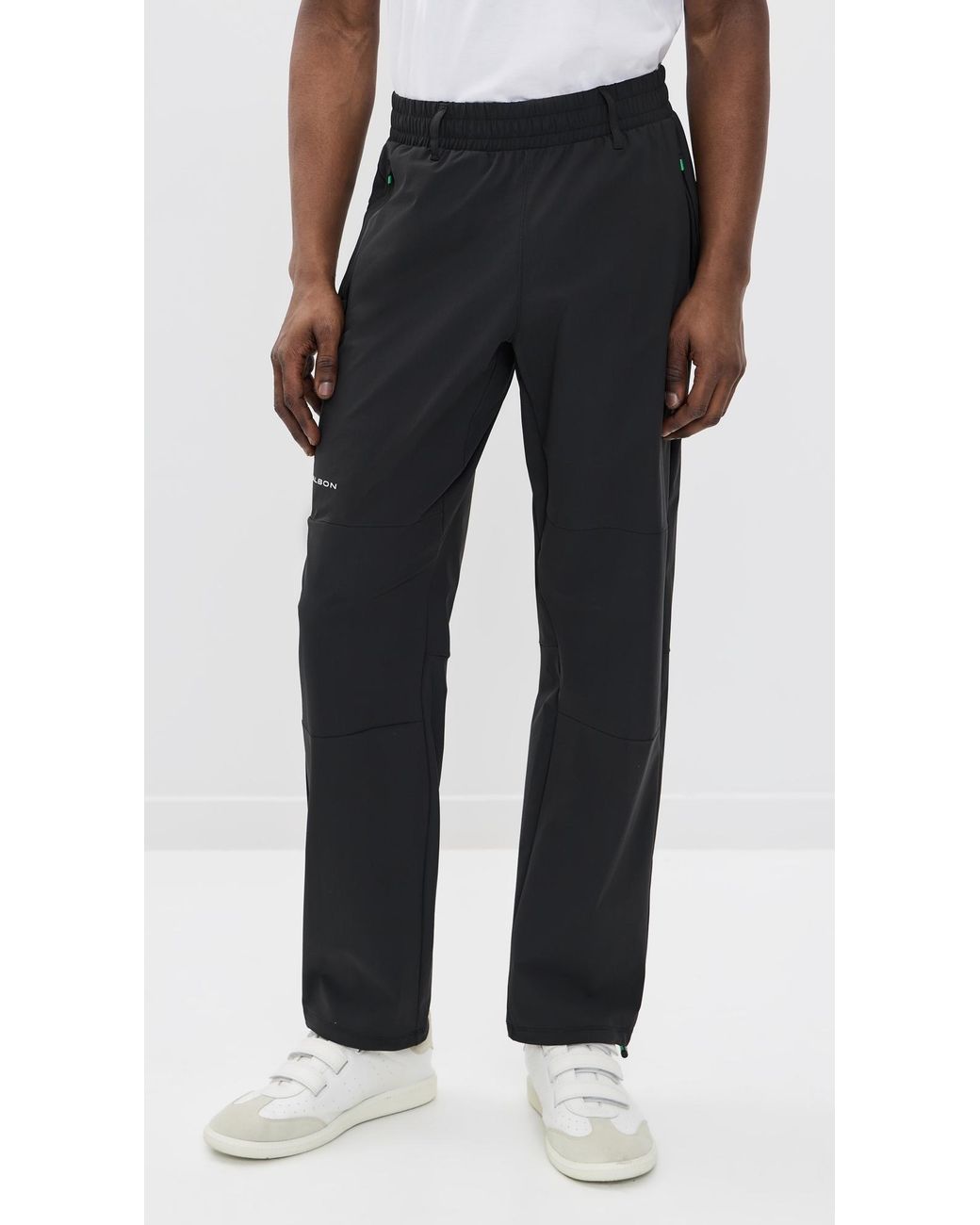Malbon Black Performance Traverse Pants for men