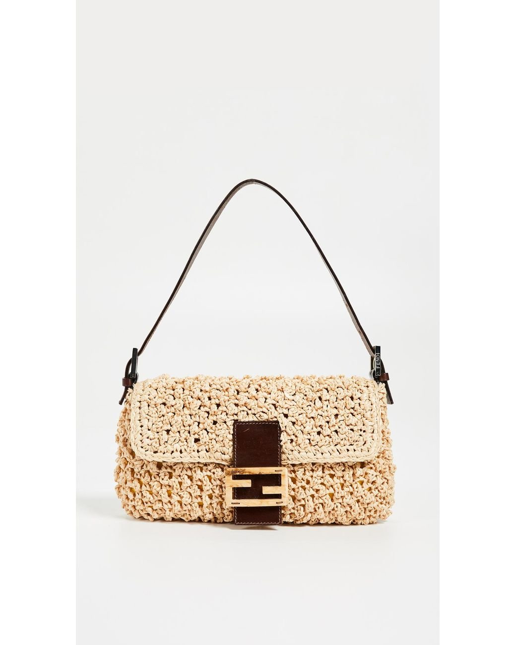Fendi rattan cheap bag