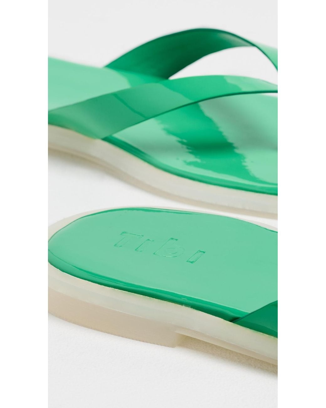 Tibi Green Arnie Sandals