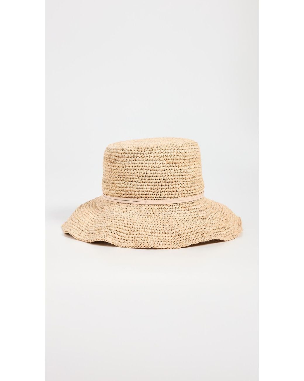 Hat Attack White Betty Crochet Bucket Hat