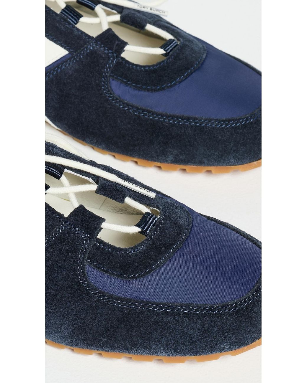 Tory Burch Blue Hank Ballet Sneaker
