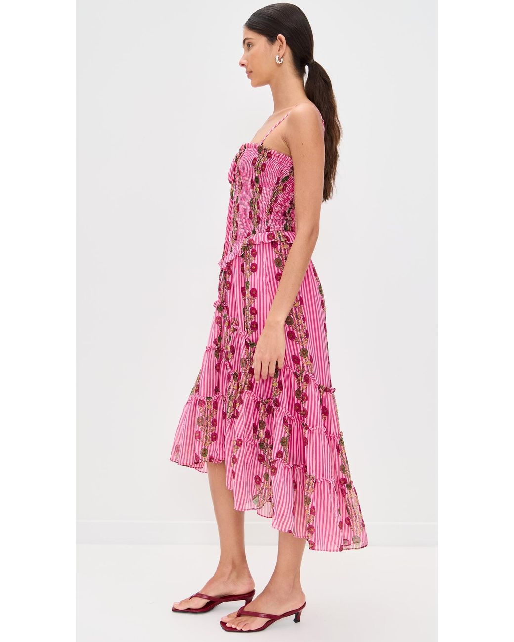 black midi knit dress Box Pleat Knit Dress