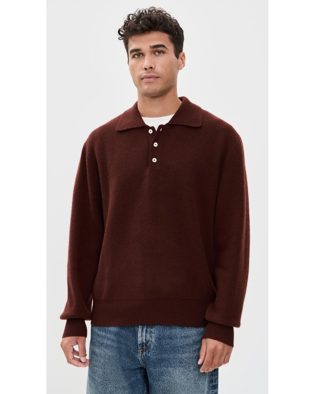 DUNST Collared Sweater