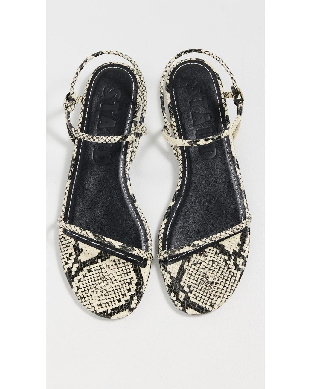 Staud Black Laurel Sandals