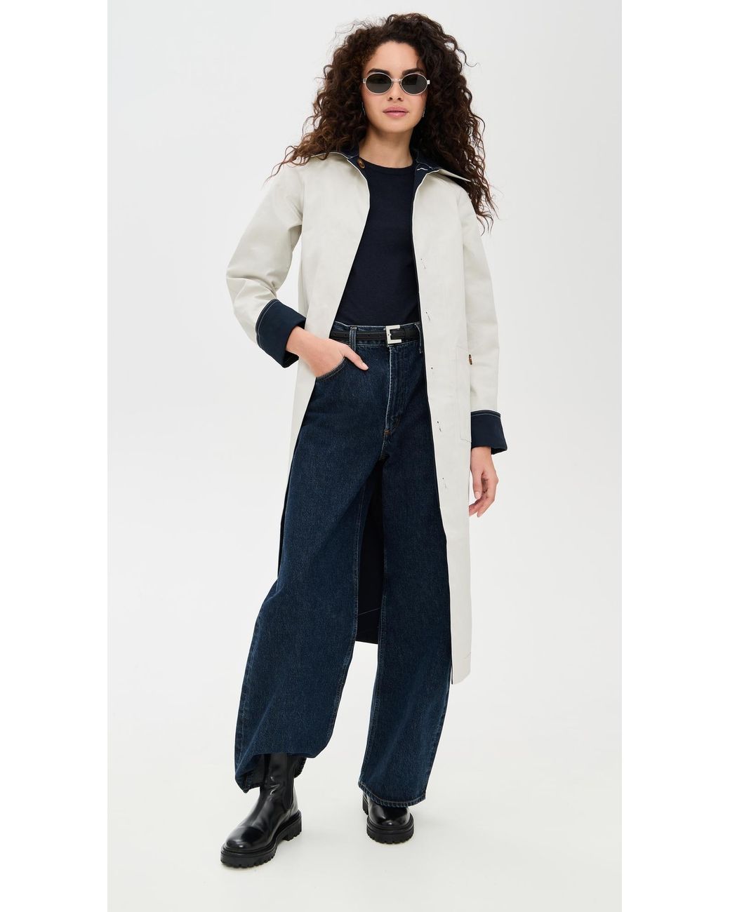 ALIGNE Blue Barnaby Reversible Coat