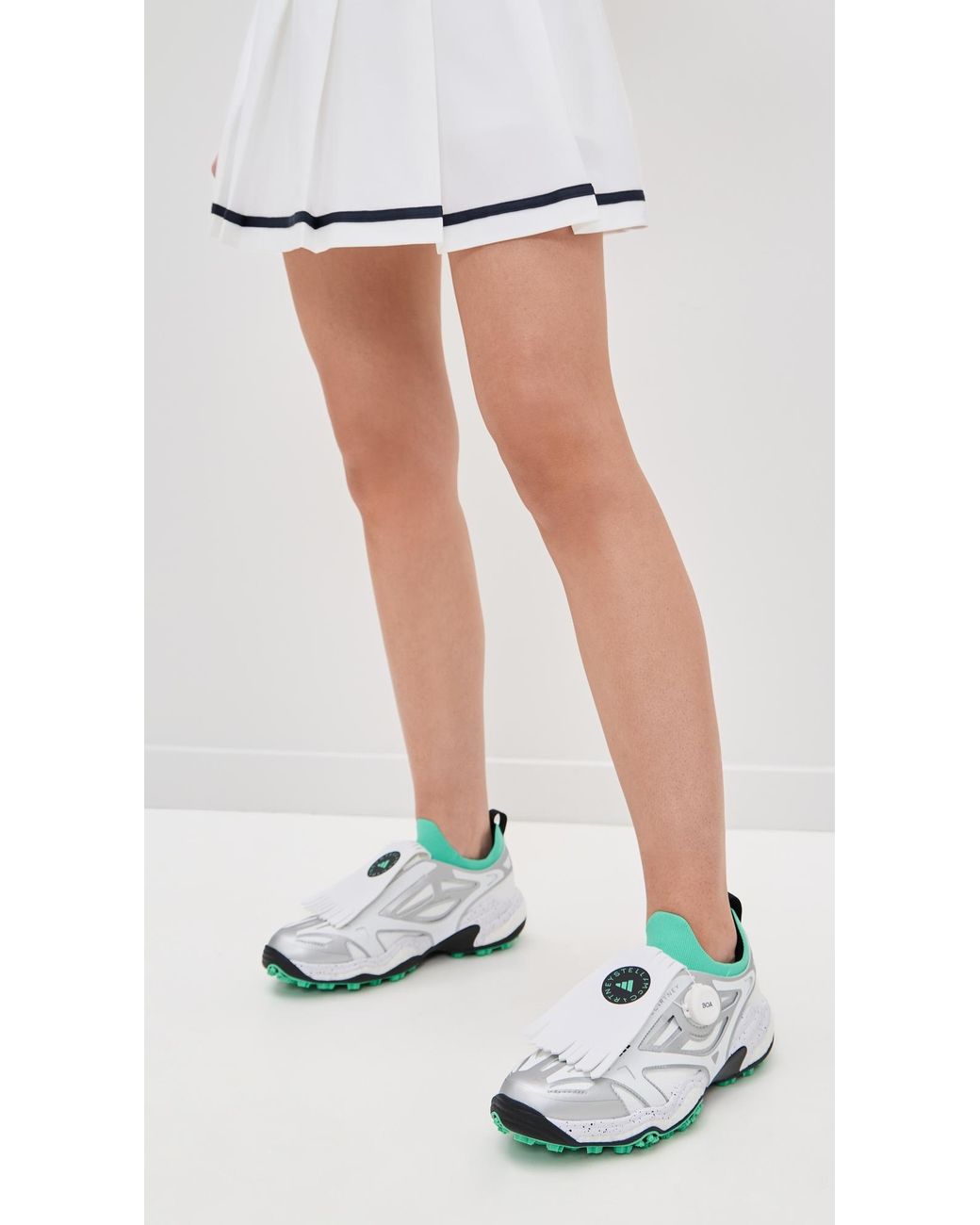 adidas gazelle silver green womens Duca Del Cosma Women's Golf Shoes Saturnia - White/Pink