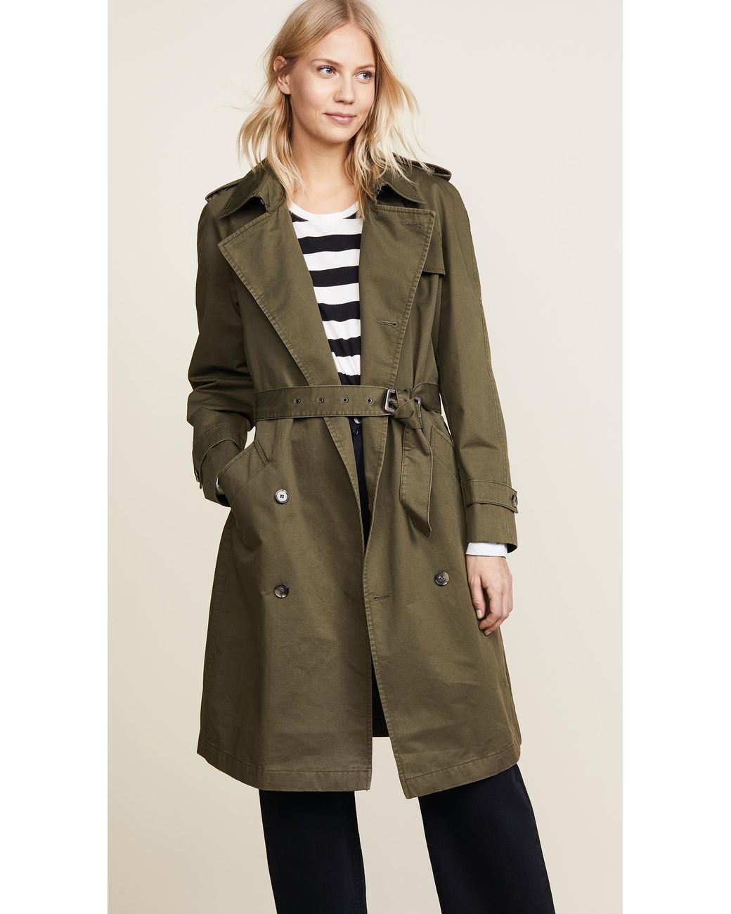 Lipsy Wool Blend Military Skater Coat 