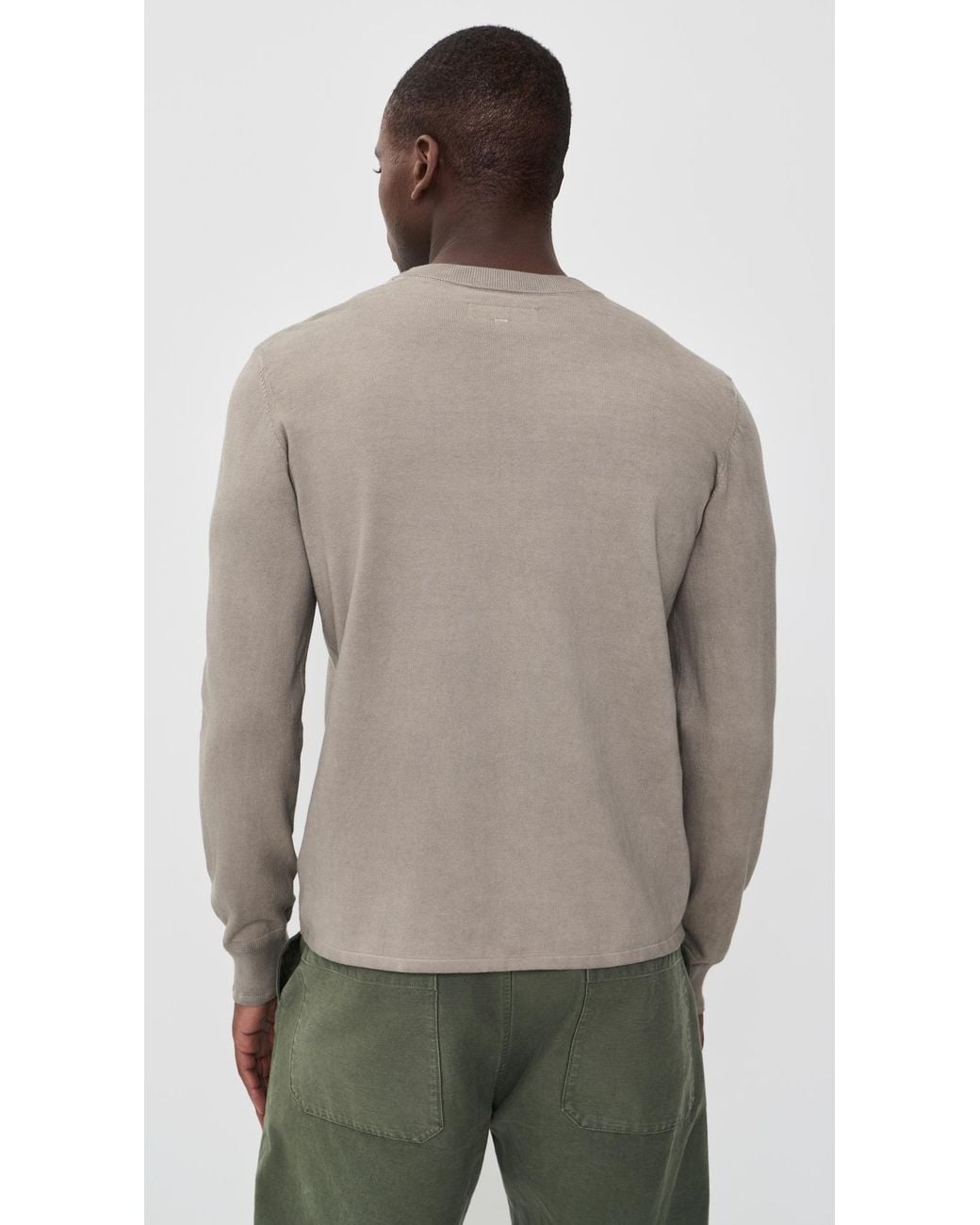 Rag & Bone Multicolor Washed Supima Crew Sweater for men