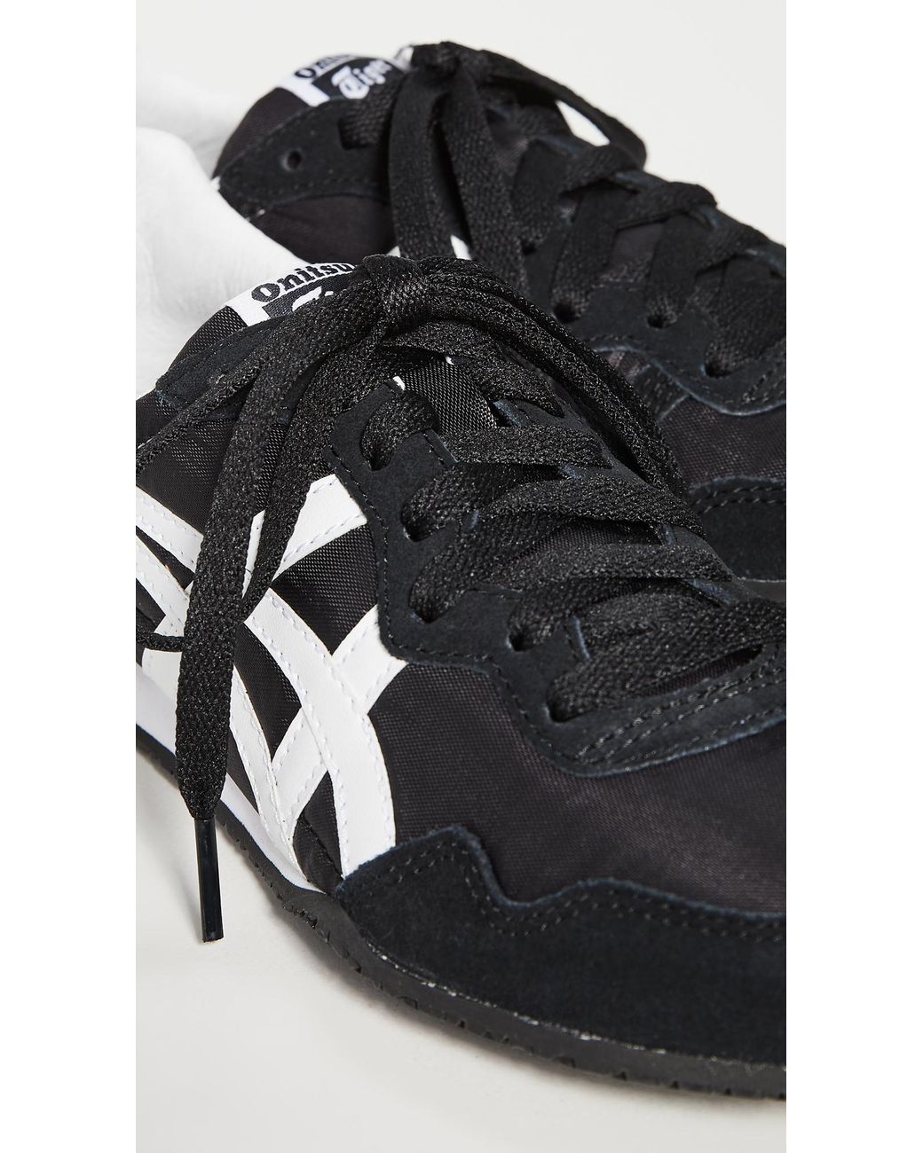 Onitsuka Tiger Serrano Sneakers In Black White Black Lyst