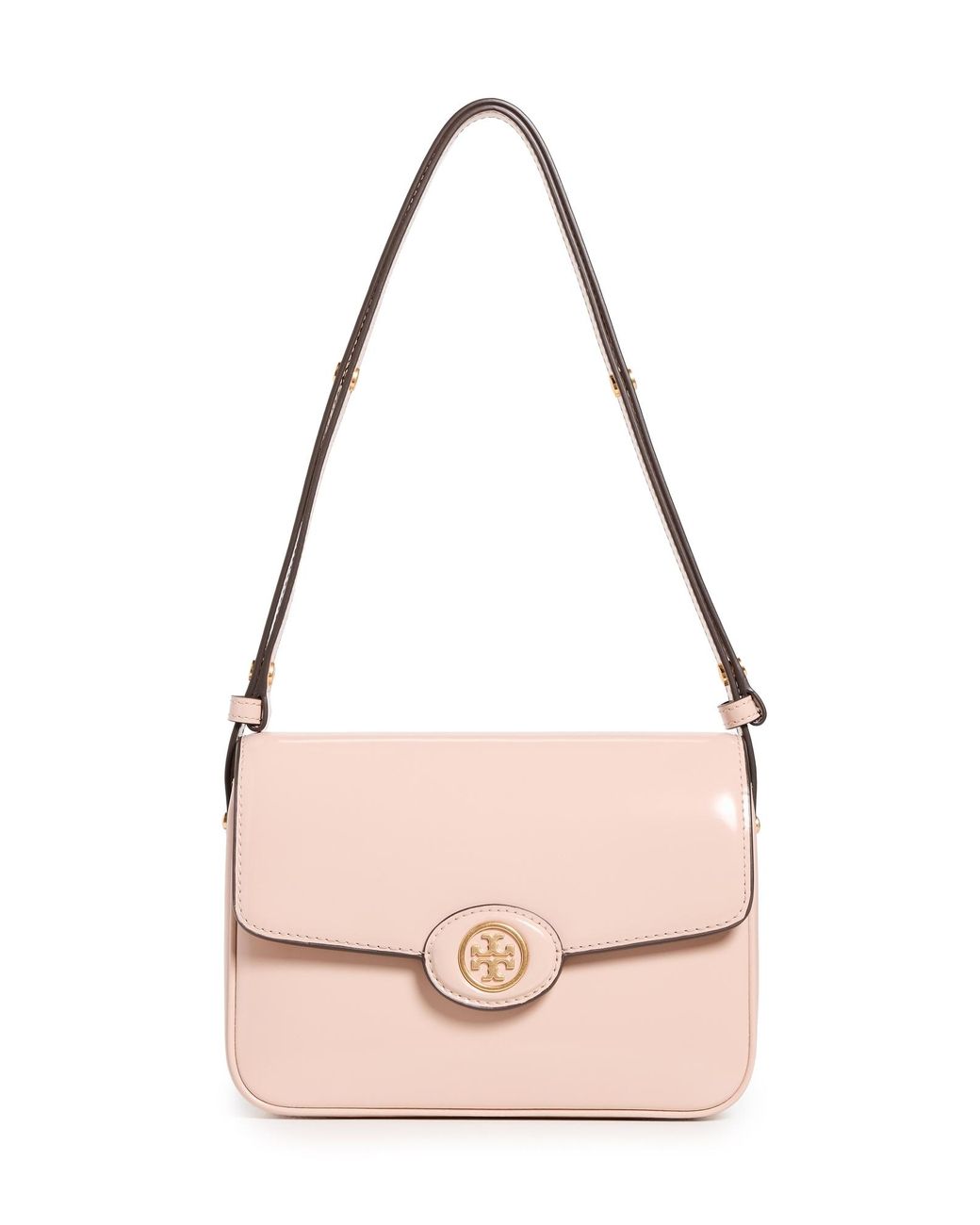 Tory Burch Robinson Spazzolato Convertible Shoulder in Pink Lyst Canada