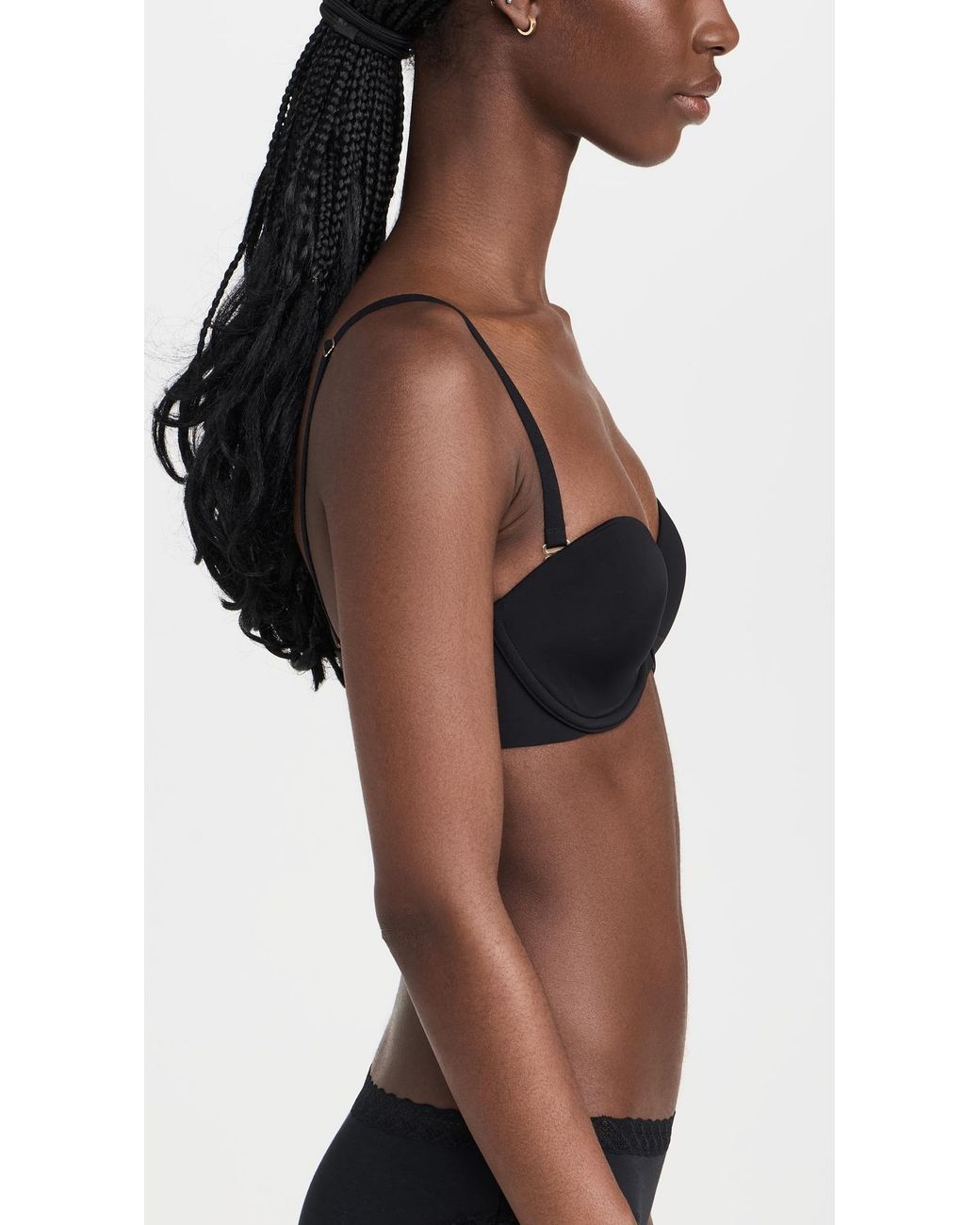 Natori Black Minimal Strapless Bra