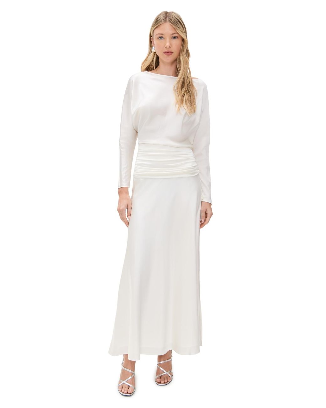 staud freda silk dress Earth Freda Silk Dress