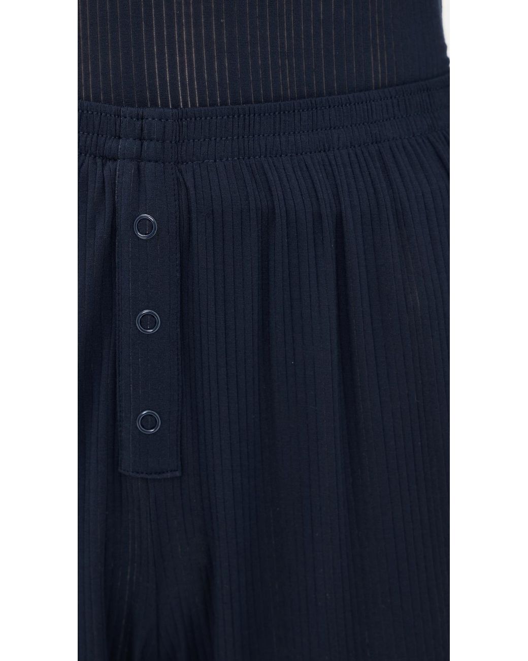 NEGATIVE Blue Whipped Track Pants