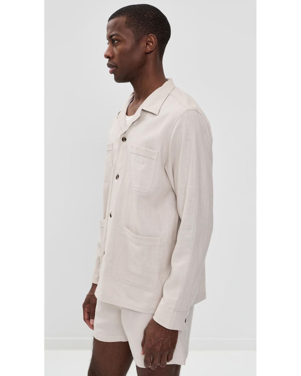 AUTO-REPLY Natural Safari Jacket for men