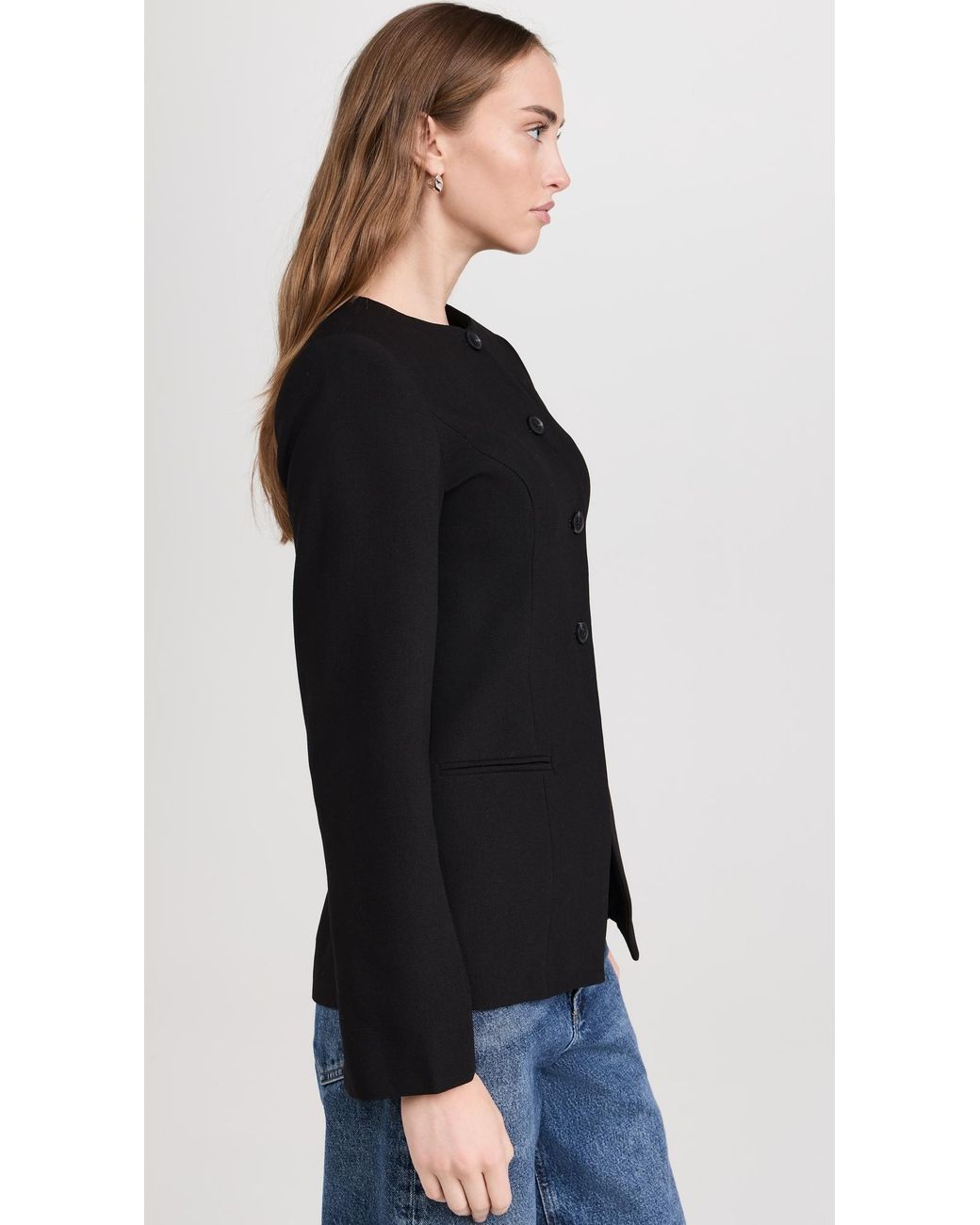 ALIGNE Black Daphne Long Waisted Blazer
