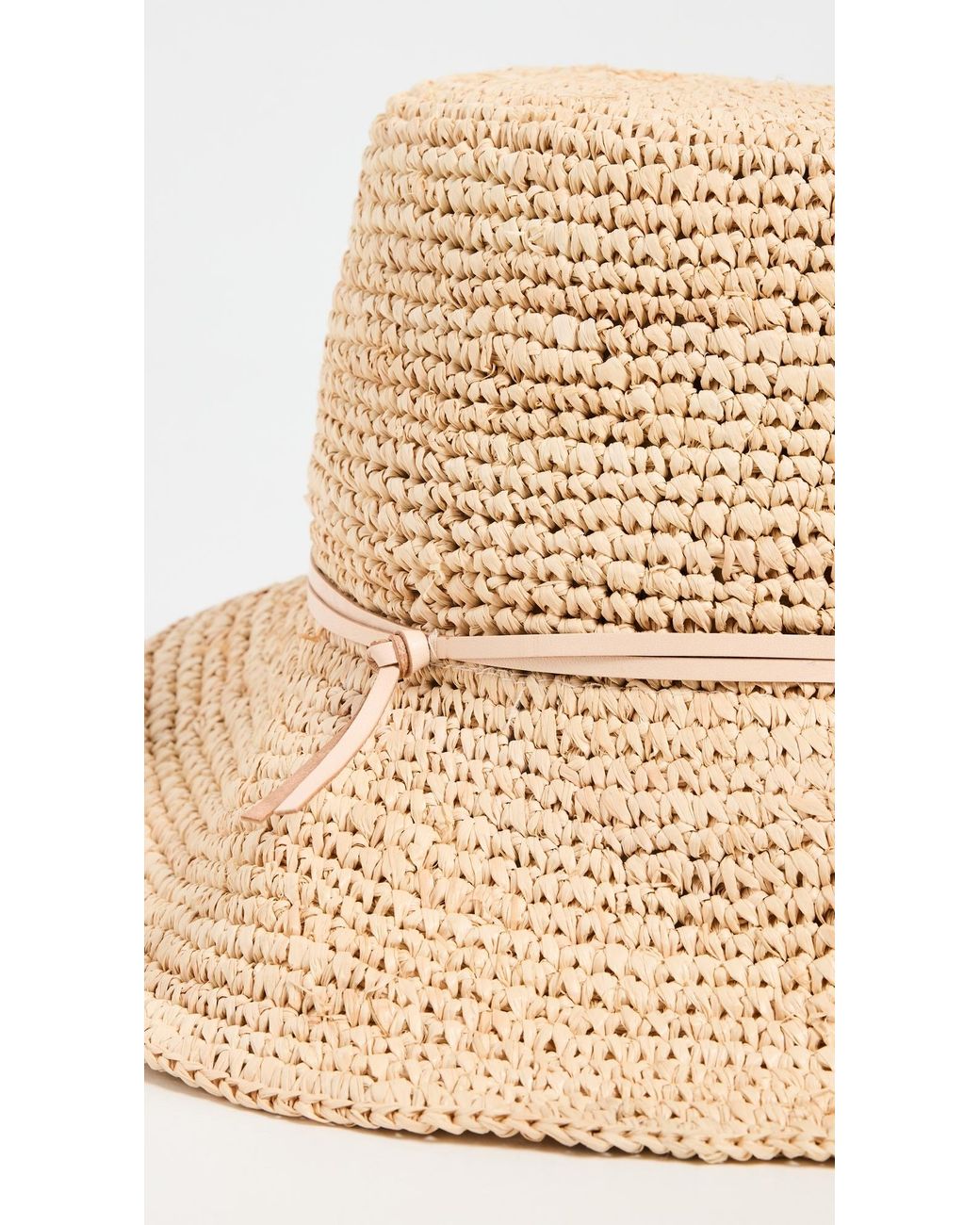 Hat Attack White Betty Crochet Bucket Hat