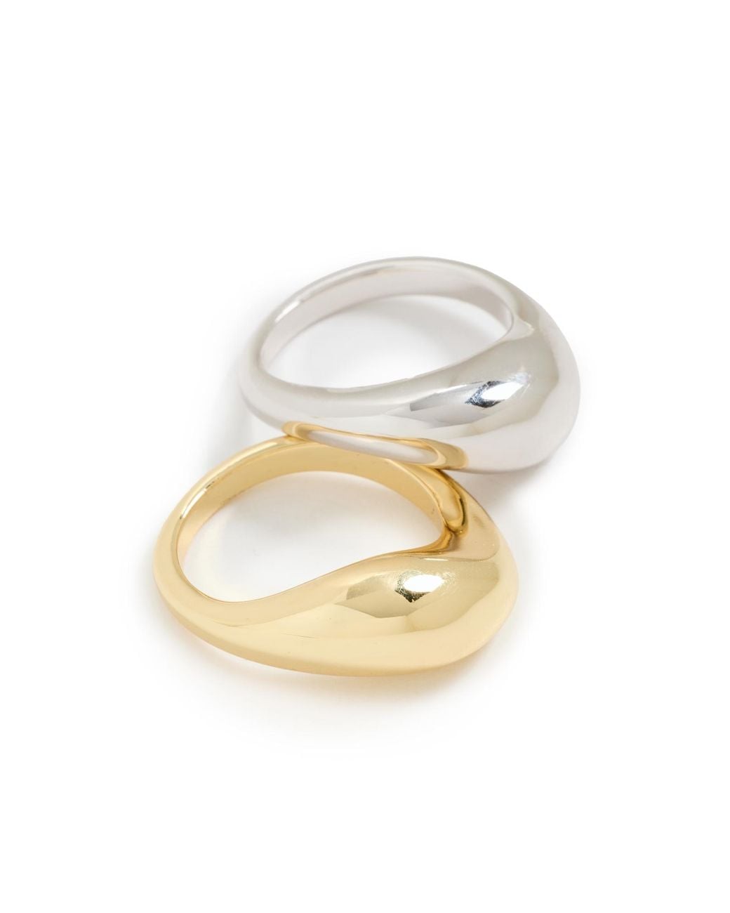 Shashi White Wayne Ring Set