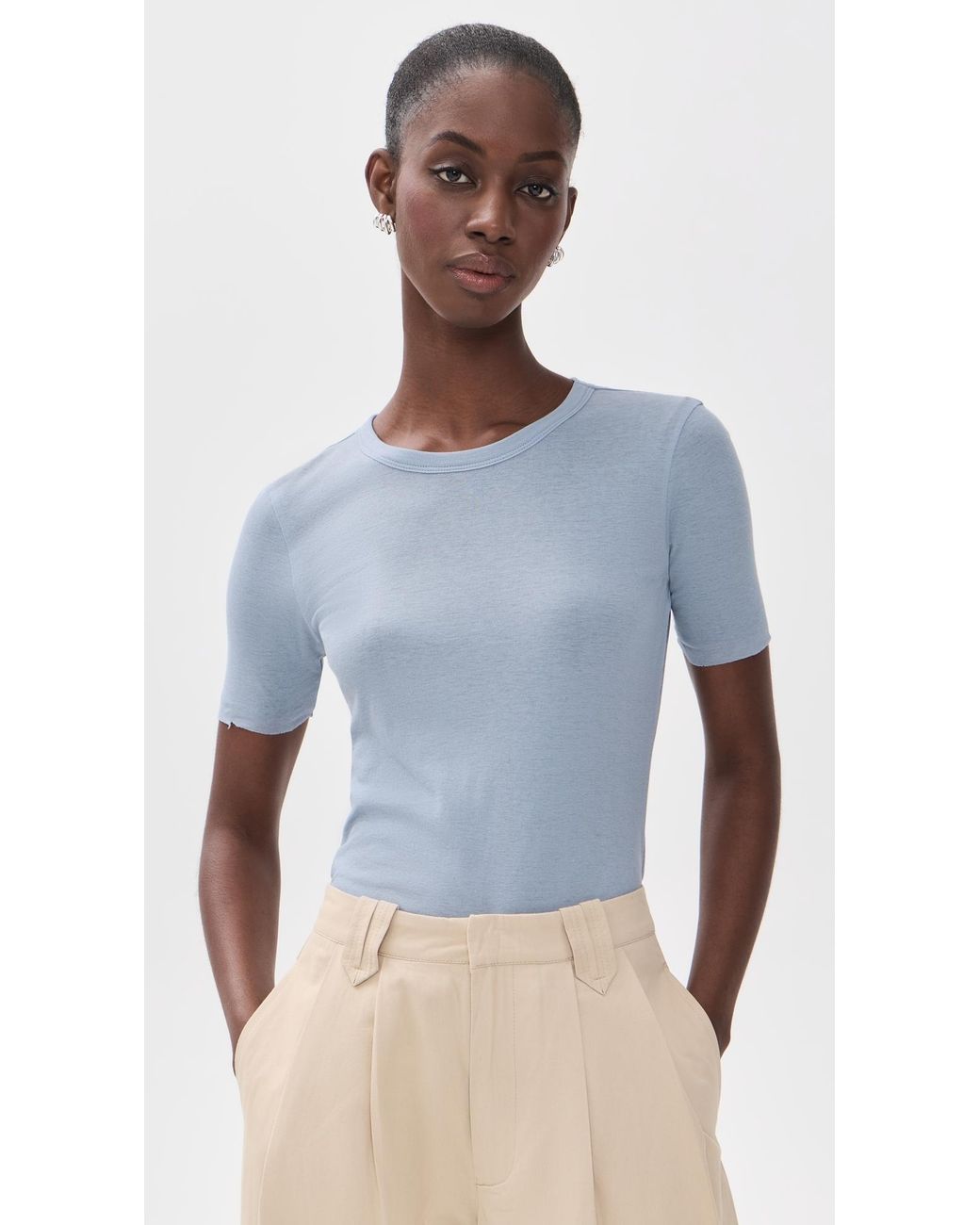 B Sides Blue Double Tee