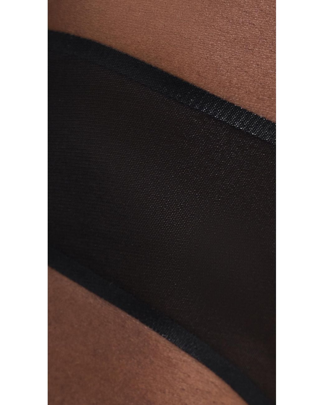 Commando Brown Chic Mesh Thong