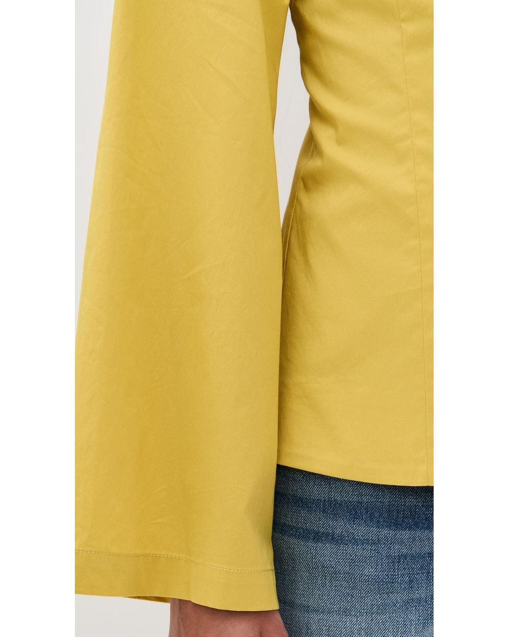 Staud Yellow Mina Top