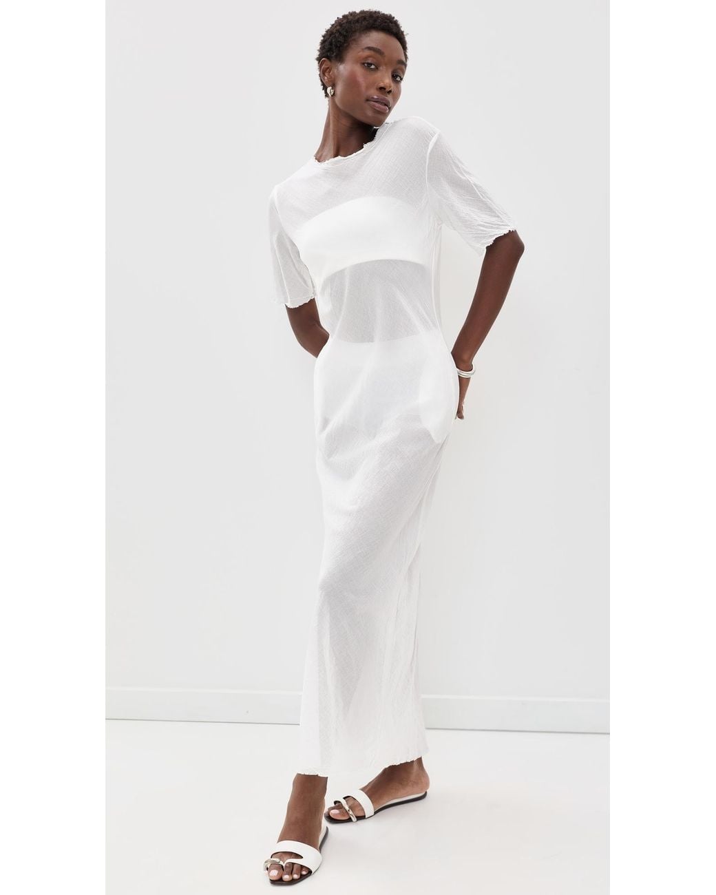 All Three White Amara Dress