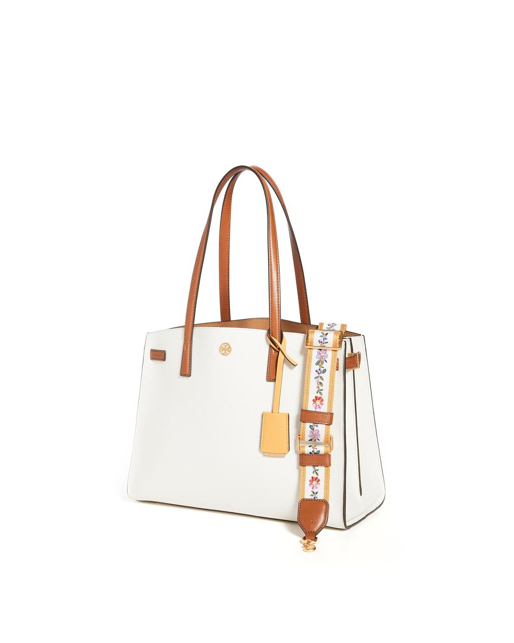 Tory Burch Walker Colorblock Satchel With Webbing Strap Lyst