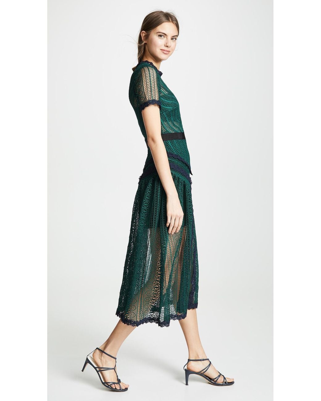 Discounted self portrait wave lace dress - Official Online Store