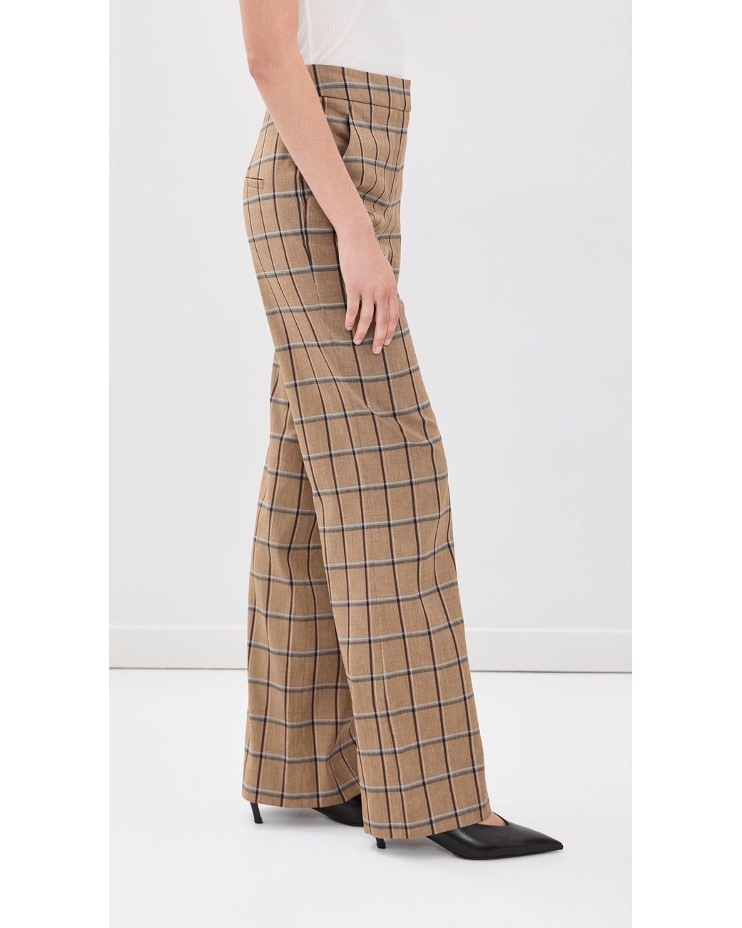 Veronica Beard Natural Tonelli Trousers