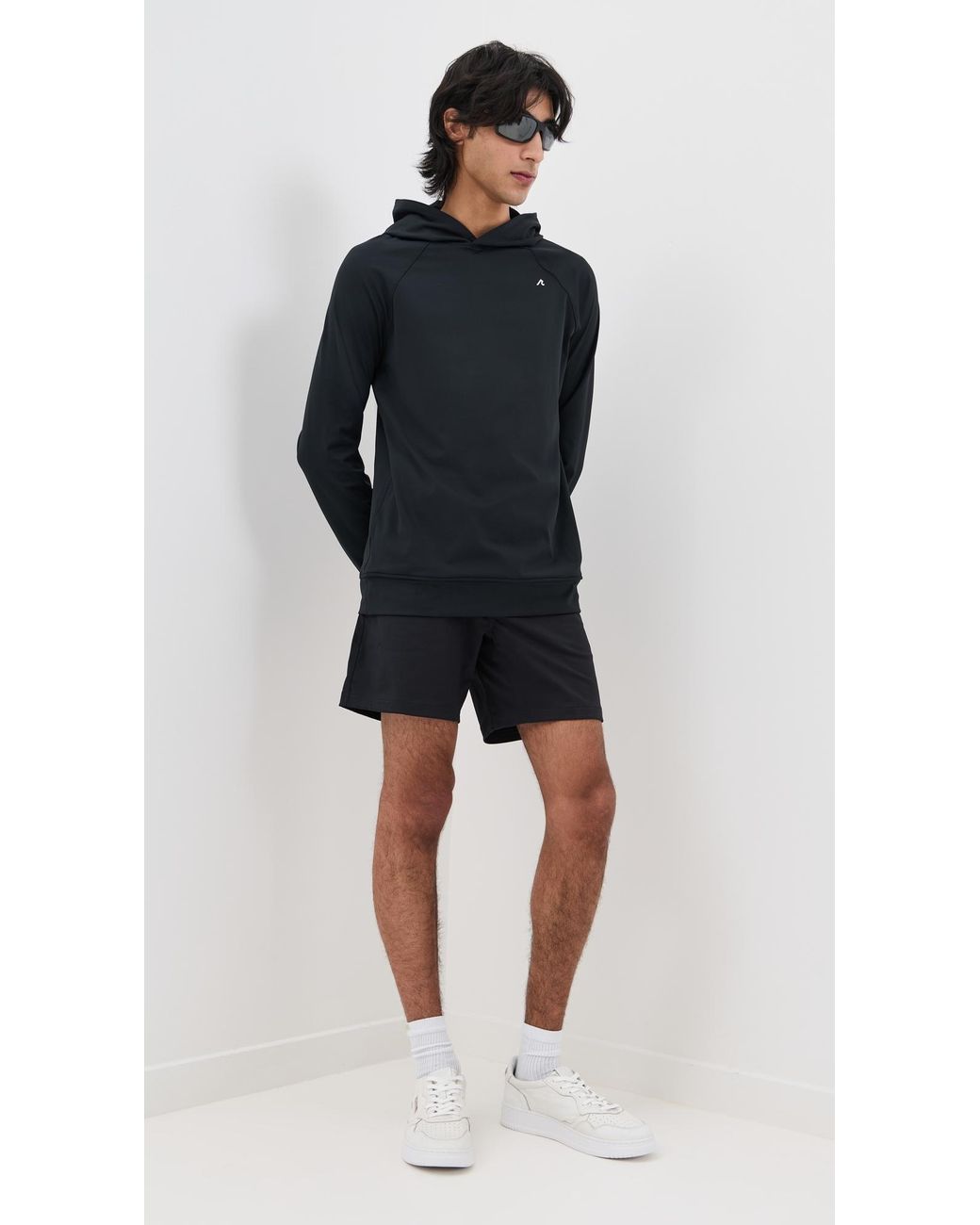 Redvanly Black Larkin Performance Hoodie for men