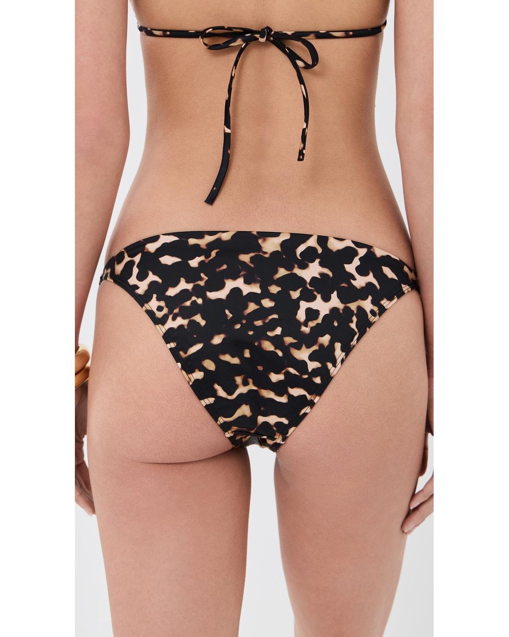 Staud Black Sisley Bikini Bottoms