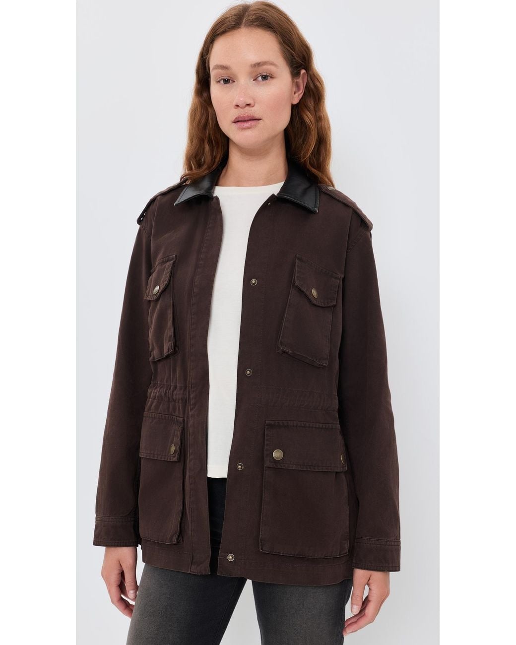 GOOD AMERICAN Black The Field Jacket