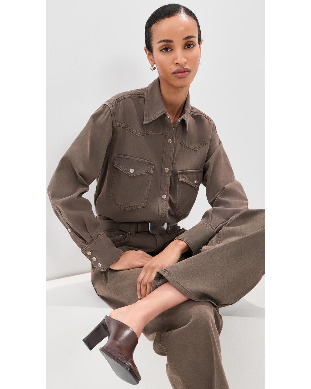 Twp Brown Yellowstone Top