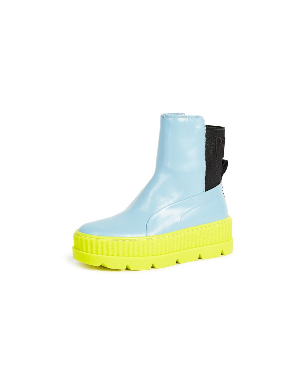 Fenty x puma top leather chelsea sneaker boots