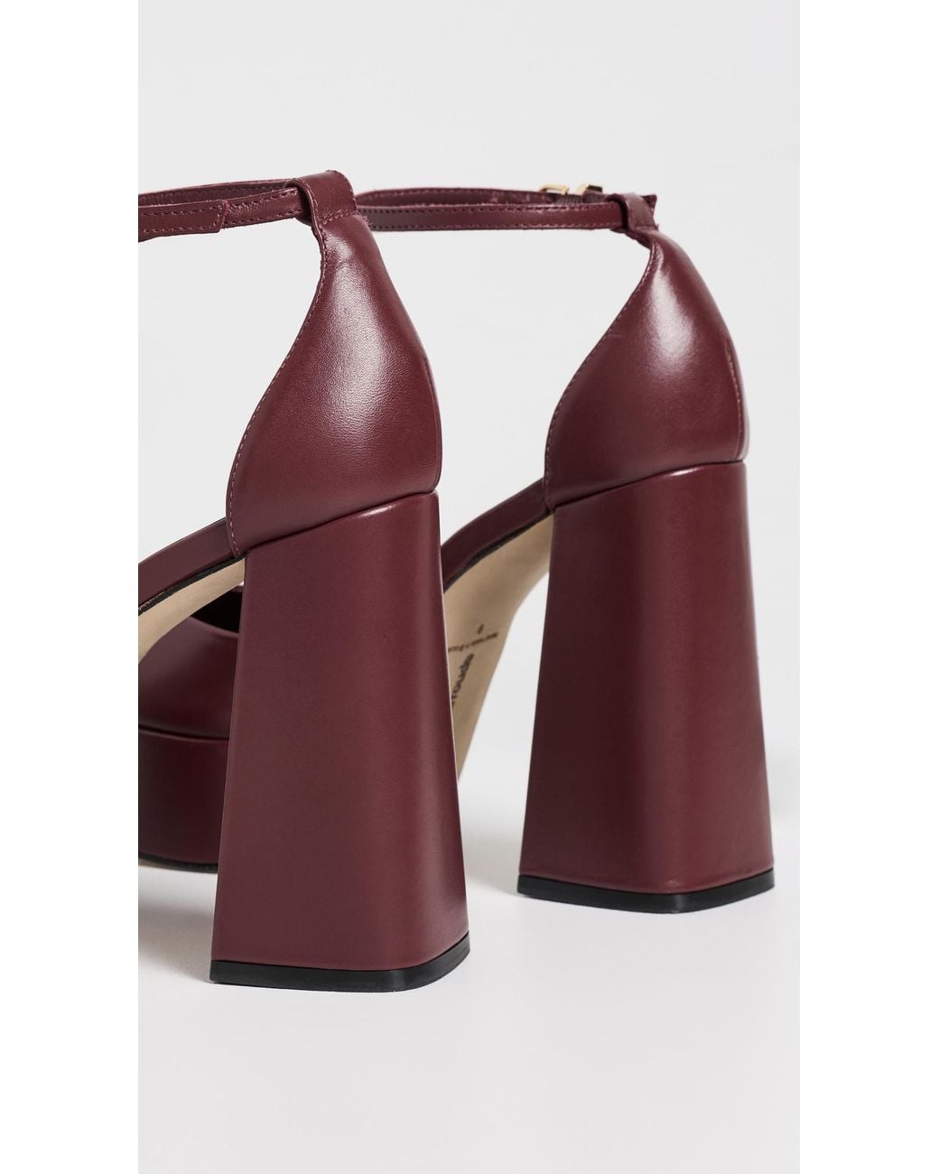 Larroude Multicolor Ari Leather Platform Pumps