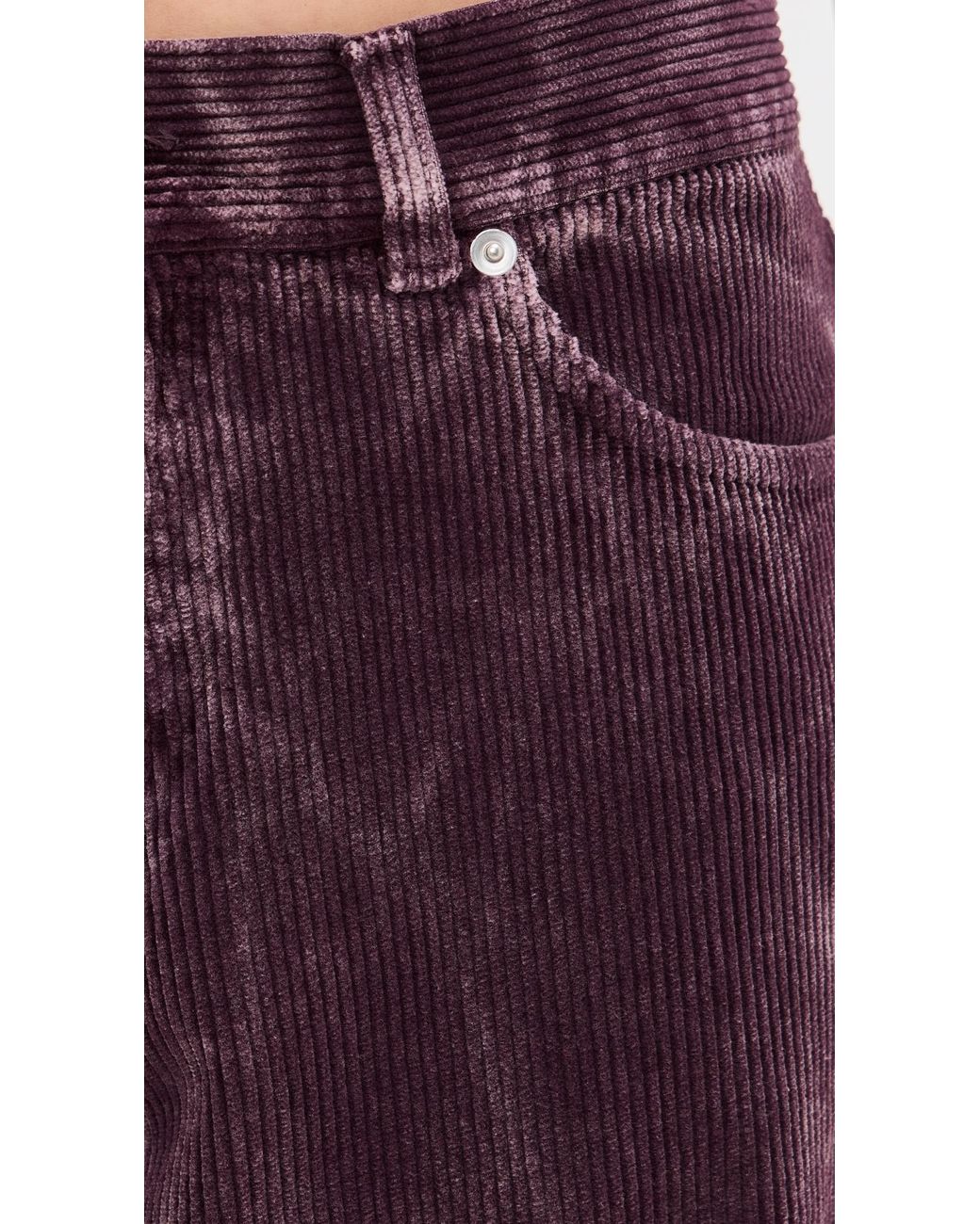 Haikure Bethany Velvet Vic Trousers in Purple | Lyst