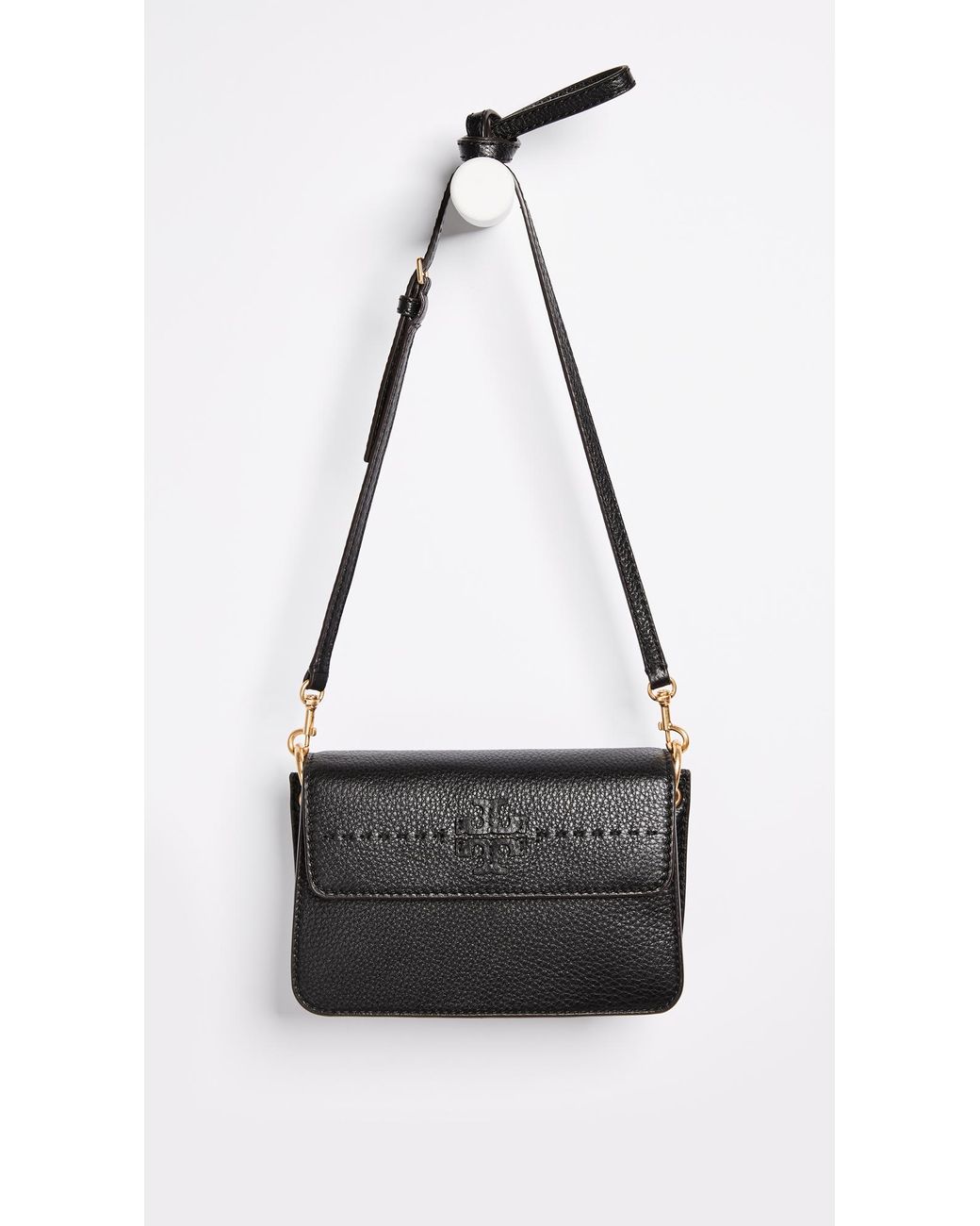 Tory Burch Mcgraw Cross Body Bag in Black Lyst