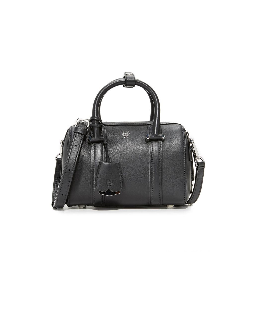 Boston leather mini bag MCM Black in Leather - 23764475