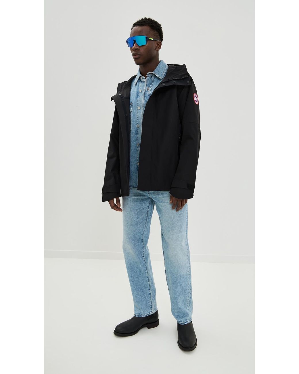 Canada Goose Black Rupert Rain Jacket for men