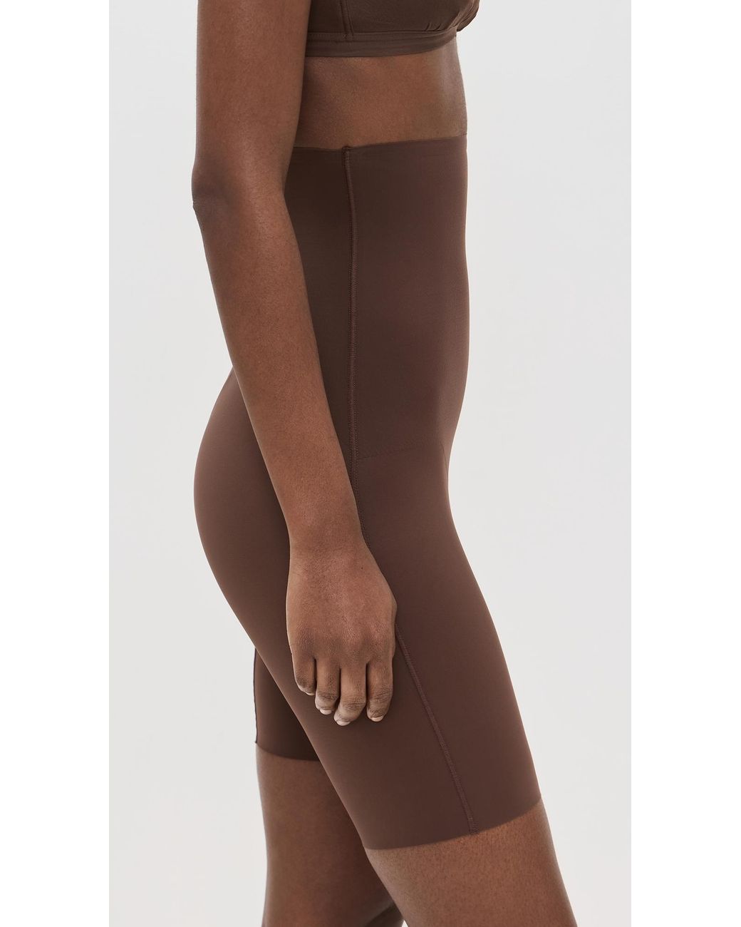 Commando Brown Zone Smoothing High Waisted Shorts
