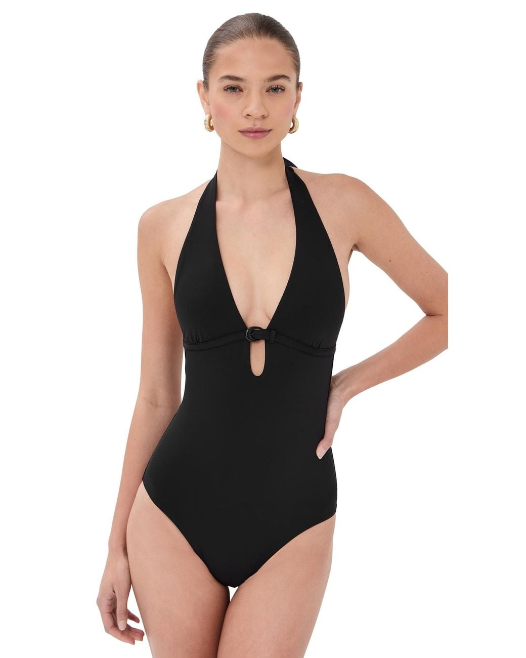 Staud Black La Jolla One Piece