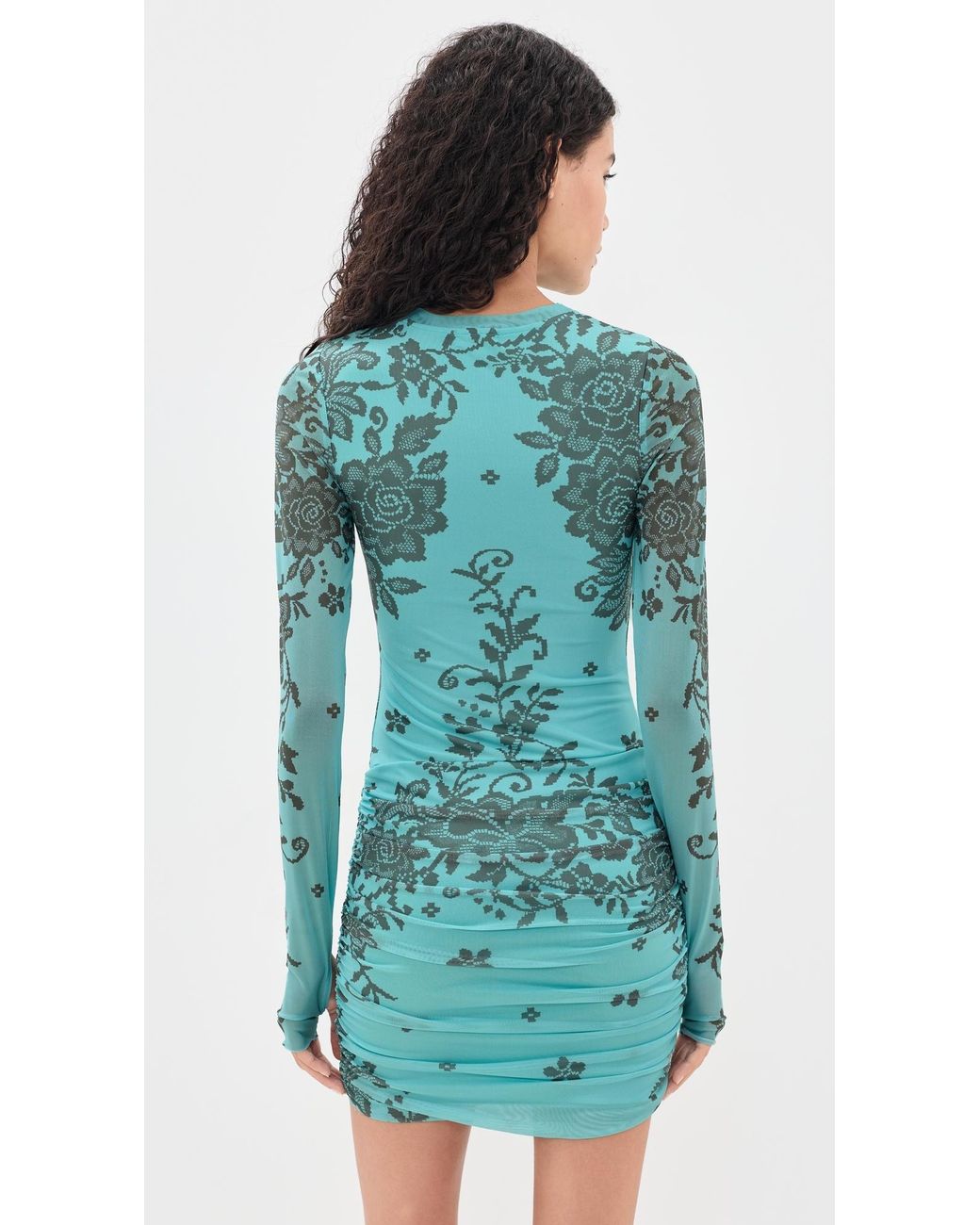 AFRM Blue Mirza Mini Dress