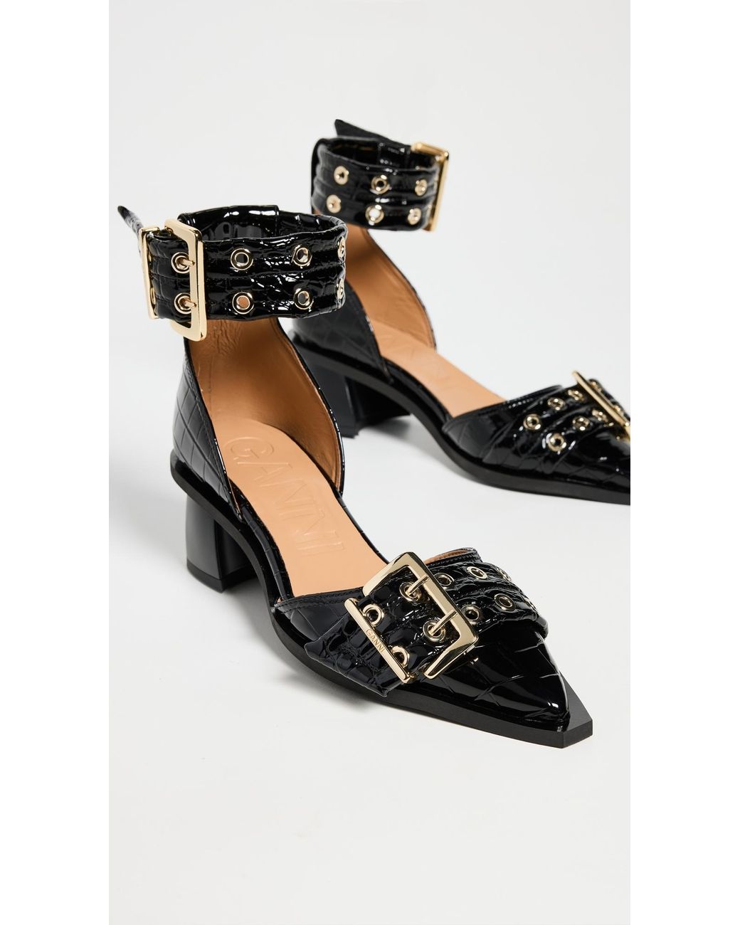 スリッポン GANNI 'Buckle Open Cut Pumps' pumps Black S2905_4926_087_2.jpg?crop=