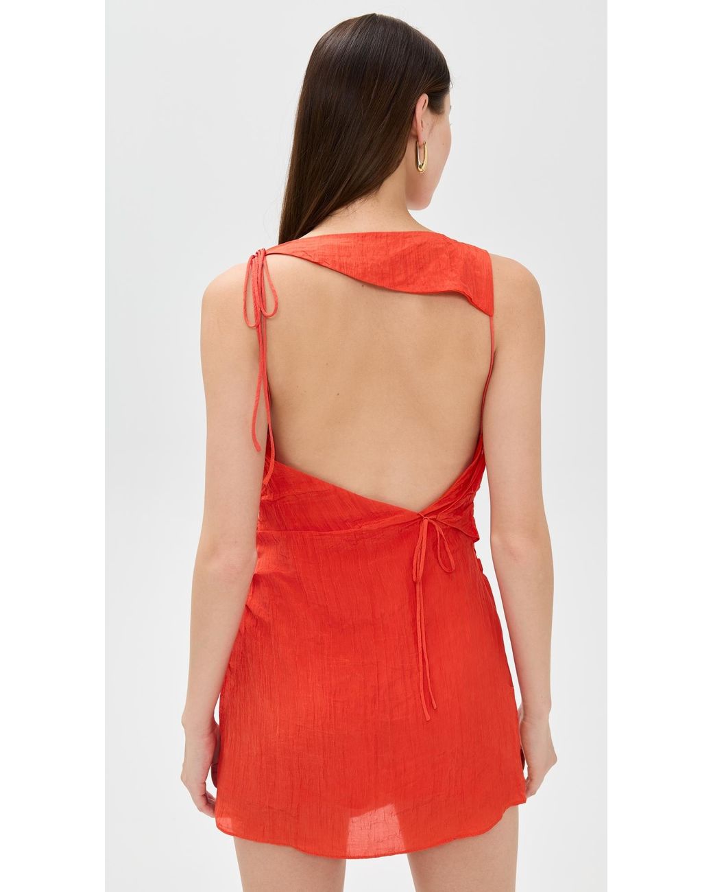 knee length dresses for ladies SIR Blanca Mini Dress Tangerine main image 0