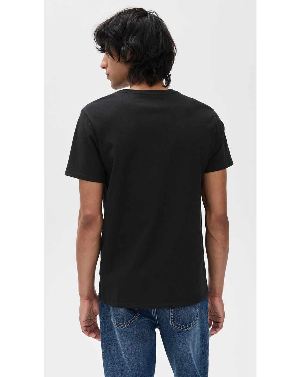 Lacoste Black Cotton Undershirt Crew Tee 3 Pack for men